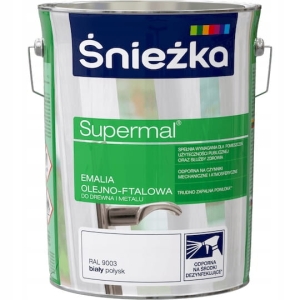 Śnieżka Supermal Olejno-Ftalowa Biały Połysk - 5l