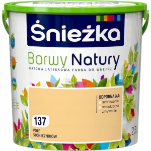 Farba Śnieżka Barwy Natury Pole Słoneczników - 5l