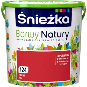 Farba Śnieżka Barwy Natury Bukiet Róż - 2,5l