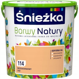 Farba Śnieżka Barwy Natury Brzoskwiniowy Sad - 2,5l