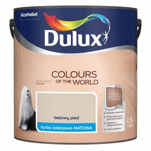 Dulux Kolory Świata Farba Beżowy Pled Mat 2,5L