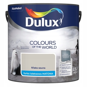Dulux Kolory Świata Farba Fińska Sauna Matowa 2,5L