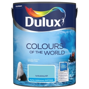 Dulux Kolory Świata Farba Turkusowy Klif Mat 5L