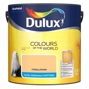 Dulux Kolory Świata Farba Ciepły Piasek Mat 2,5L