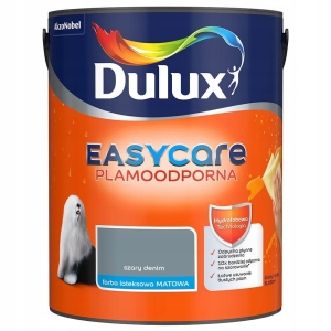 Dulux EasyCare Farba Plamoodporna Szary Denim 5L