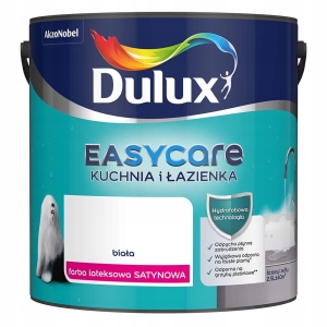 Dulux Farba Do Kuchni i Łazienki Biała Satyna 2,5L