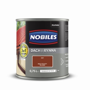 Nobiles Dach i Rynna Brąz ceglasty RAL 8004 - 0,75L