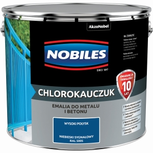 Nobiles Chlorokauczuk Niebieski Sygnałowy - 10L
