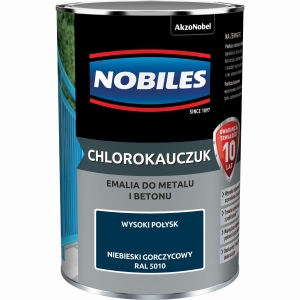 Nobiles Chlorokauczuk Niebieski Gorczycowy - 0,9L