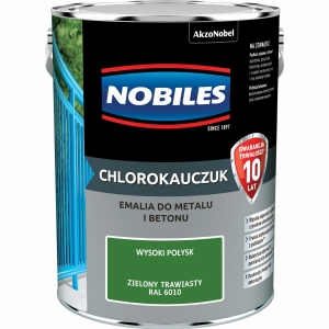 Nobiles Chlorokauczuk Zielony Trawiasty RAL6010 - 5L