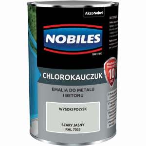 Nobiles Chlorokauczuk Szary Jasny RAL 7035 - 0,9L