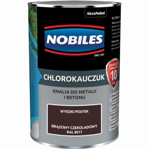 Nobiles Chlorokauczuk Czekoladowy RAL 8017 - 0,9L
