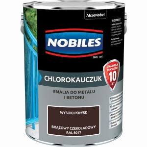 Nobiles Chlorokauczuk Brąz Czekoladowy RAL 8017 - 5L
