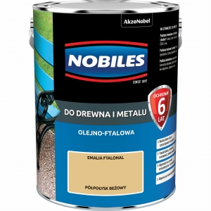 Nobiles FTALONAL Beżowy Półpołysk - 5L