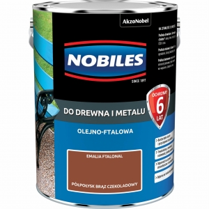 Nobiles FTALONAL Brązowy Czekoladowy Półpołysk - 5L