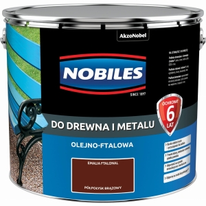 Nobiles farba FTALONAL Brązowy Półpołysk - 10L