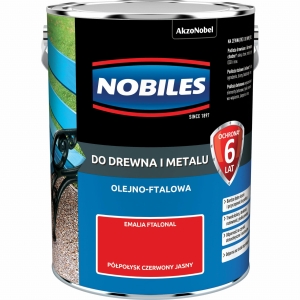 Nobiles FTALONAL Czerwony Jasny Półpołysk - 5L