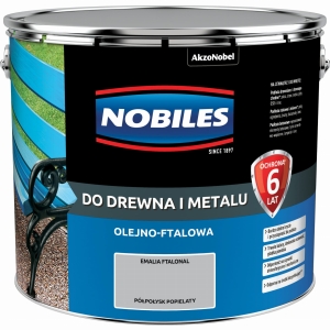 Nobiles FTALONAL Popielaty Półpołysk - 10L