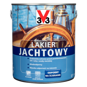 V33 Lakier do drewna jachtowy bursztynowy - 2,5L