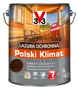 V33 lazura impregnująco ochronna palisander - 5L