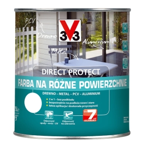 V33 farba na różne powierzchnie biała satyna - 0,75L