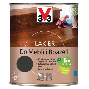V33 lakier do mebli boazerii grafit - 1L mat