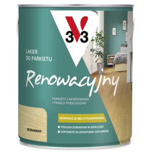 V33 lakier bezbarwny do parkietu i paneli - 2,5L połysk