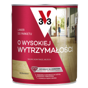 V33 lakier bezbarwny do schodów podłóg  - 2,5L połysk