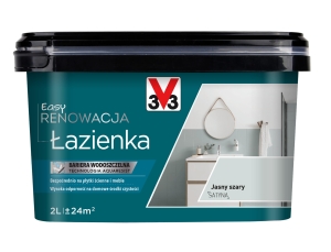 V33 Easy Renowacja Farba do Łazienki jasny szary - 2L