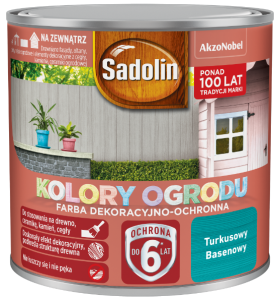 Sadolin Kolory Ogrodu Turkusowy Basenowy - 0,25L