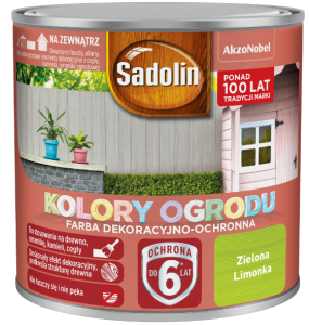 Sadolin Farba Kolory Ogrodu Zielona Limonka - 0,25L