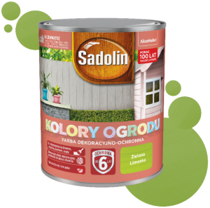 Sadolin Farba Kolory Ogrodu Zielona Limonka - 0,7L