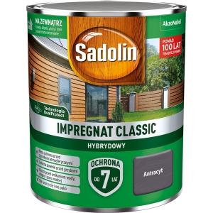 Sadolin impregnat do drewna Classic Antracyt - 0,75L