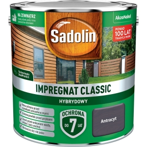 Sadolin impregnat do drewna Classic Antracyt - 2,5L