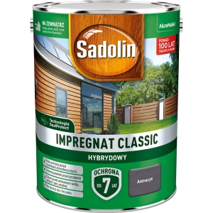 Sadolin impregnat do drewna Classic Antracyt - 4,5L