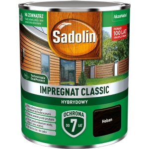 Sadolin impregnat do drewna Classic Heban - 0,75L