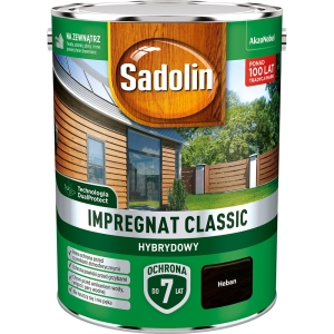 Sadolin impregnat do drewna Classic Heban - 4,5L