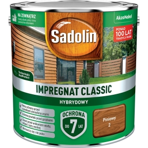 Sadolin impregnat do drewna Classic Piniowy - 2,5L