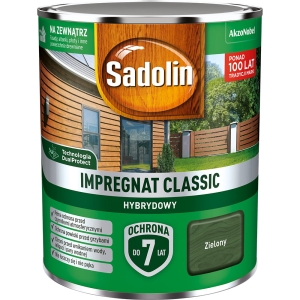 Sadolin impregnat do drewna Classic Zielony - 0,75L