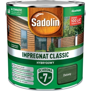 Sadolin impregnat do drewna Classic Zielony - 2,5L