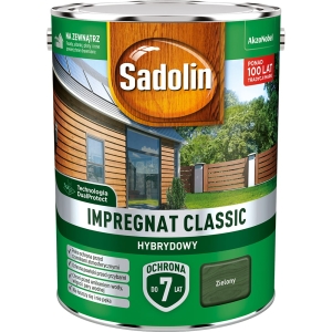 Sadolin impregnat do drewna Classic Zielony - 4,5L