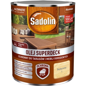 Sadolin Superdeck olej do drewna Bezbarwny - 0,75L
