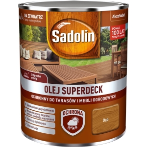 Sadolin Superdeck olej do drewna Dąb - 0,75L
