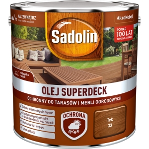 Sadolin Superdeck olej do drewna Tek - 2,5L
