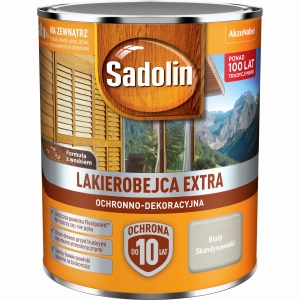 Sadolin EXTRA Lakierobejca Biały Skandynawski - 5l
