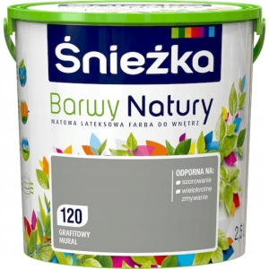 Śnieżka Barwy Natury Grafitowy mural - 2,5l