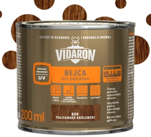 Vidaron bejca do drewna Palisander królewski B08 - 0,2L