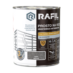 RAFIL Na rdzę MŁOTKOWY szary - 0,75l
