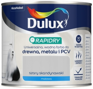 RAPIDRY farba do drewna Szary Skandynawski MAT 0,4l