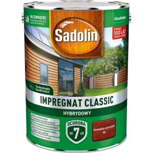 Impregnat do drewna Classic Szwedzka Czerwień - 4,5L